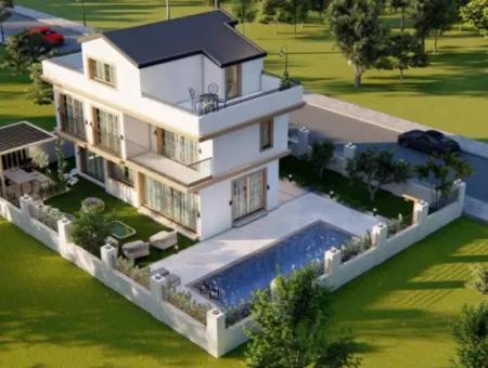 4 + 1 Villa Zum Verkauf In Didim Akbük