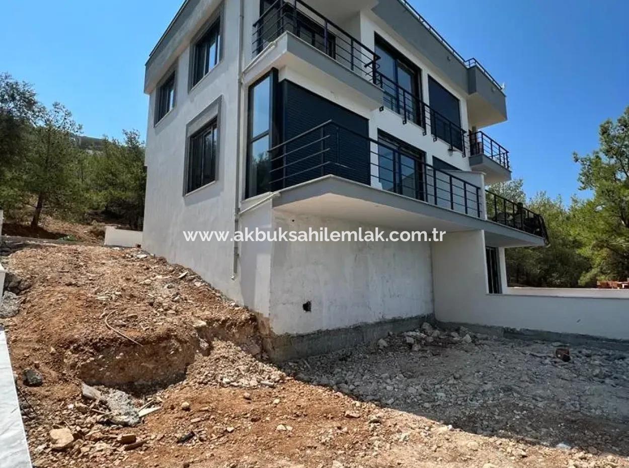 3 1 Detached House With Full Sea View In Akbük