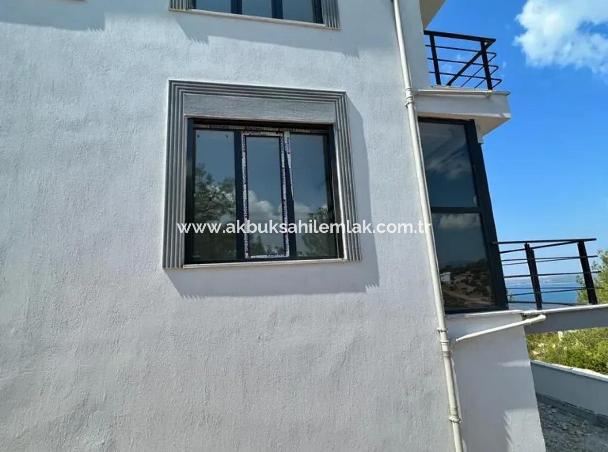 3 1 Detached House With Full Sea View In Akbük