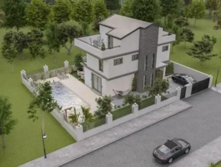 4 + 1 Villa For Sale In Didim Akbük