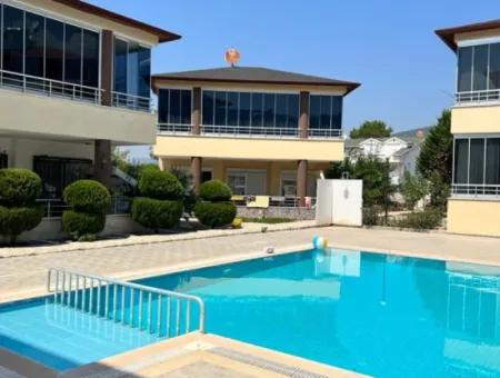 3 1 Detached House For Sale In Akbuk On A Complex With Pool