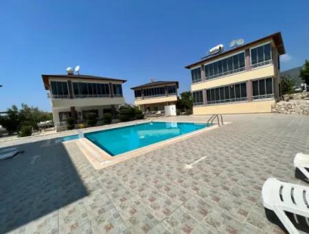 3 1 Detached House For Sale In Akbuk On A Complex With Pool