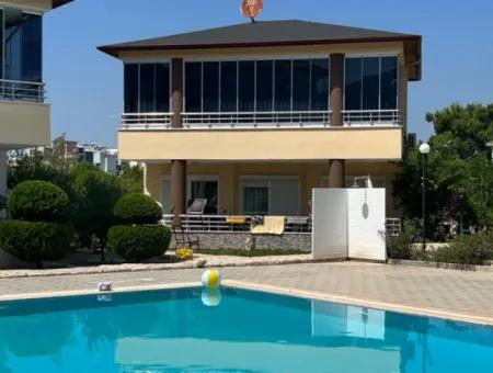 3 1 Detached House For Sale In Akbuk On A Complex With Pool