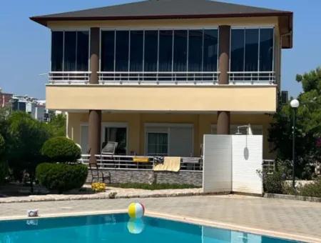 3 1 Detached House For Sale In Akbuk On A Complex With Pool