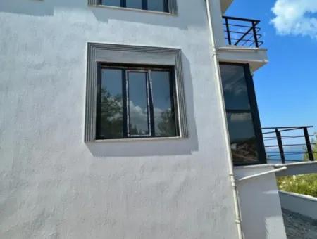 3 1 Detached House With Full Sea View In Akbük